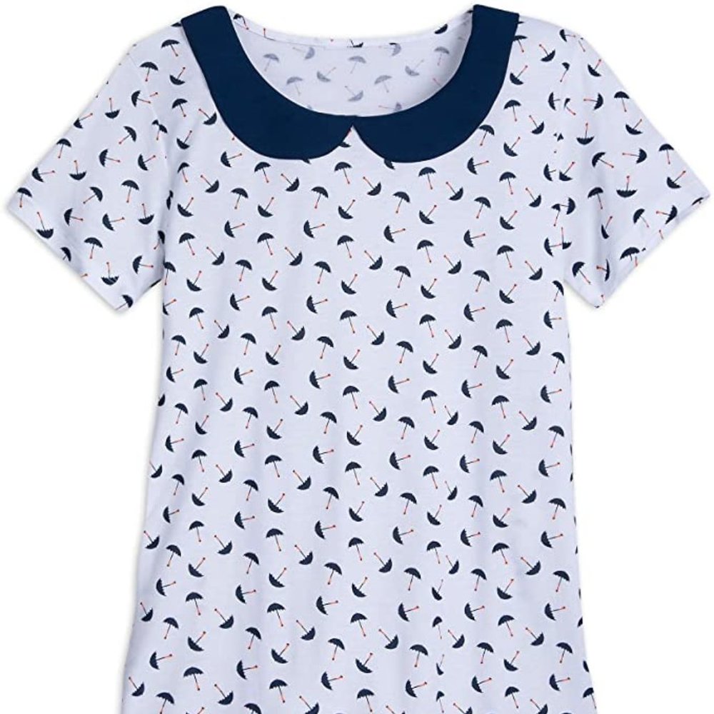 Disney Mary Poppins Umbrella w/ Peter Pan Collar
